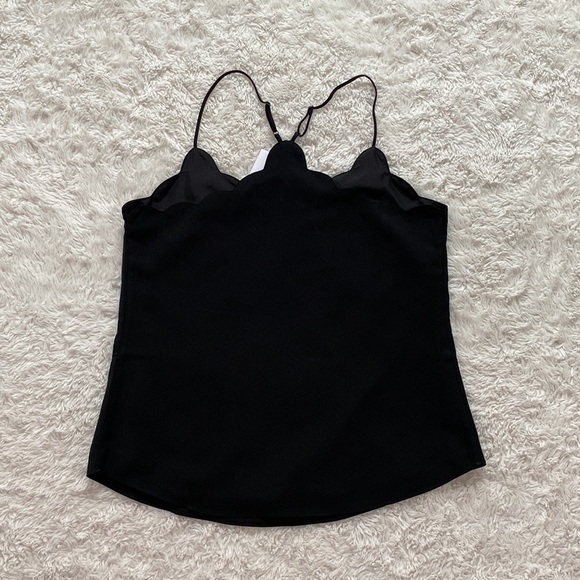 J. Crew Scalloped V-Neck Top - Picture 3 of 9